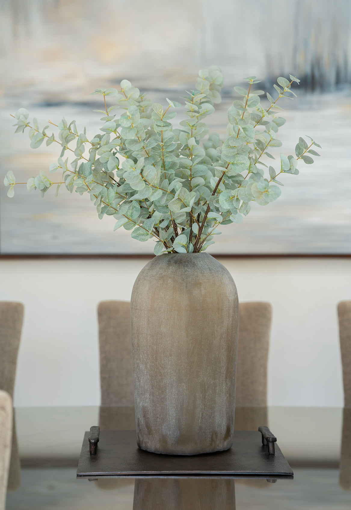 Vase with rough cut - Xlarge