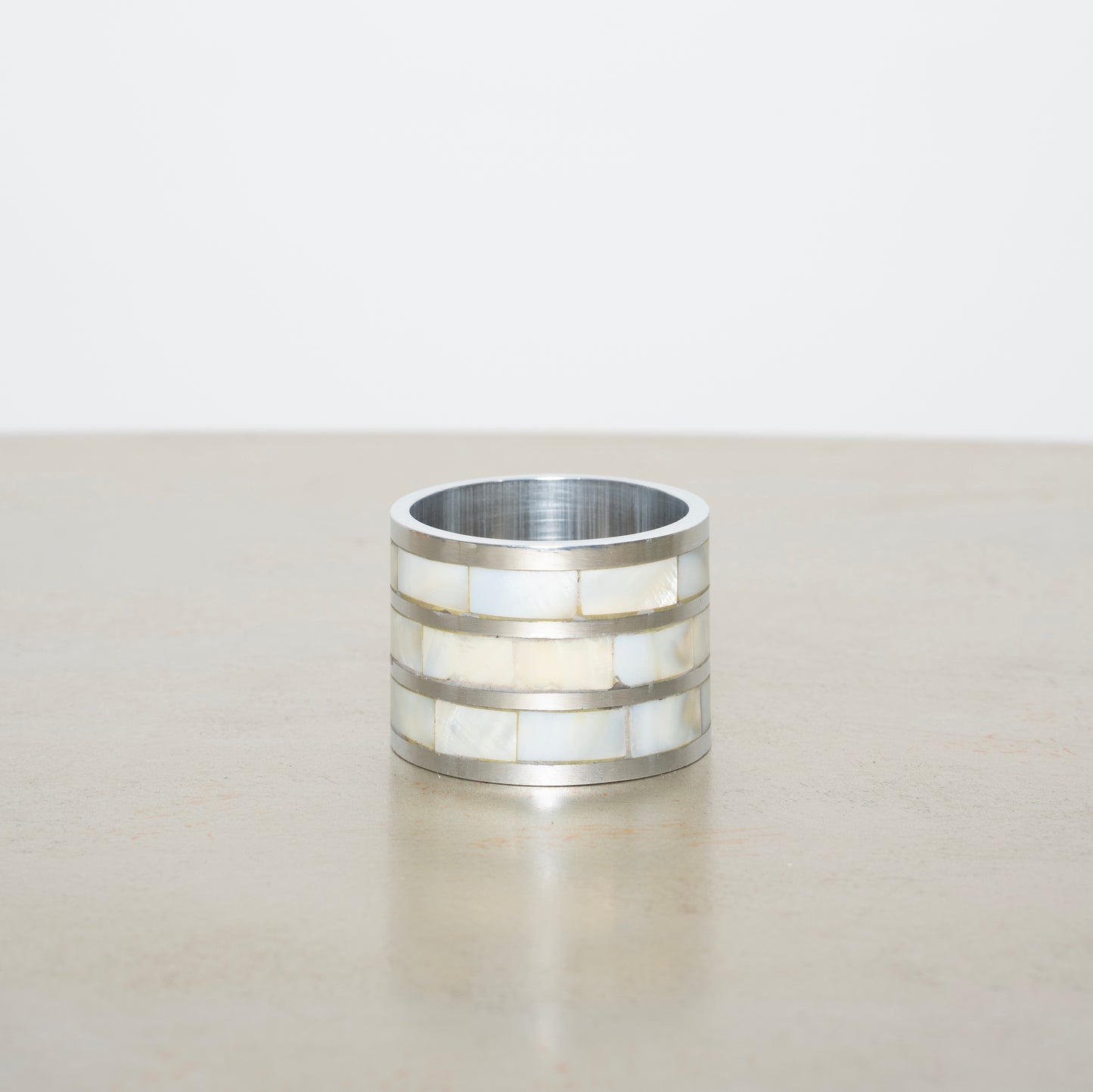 Mother of Pearl Napkin Rings( set of 4 )