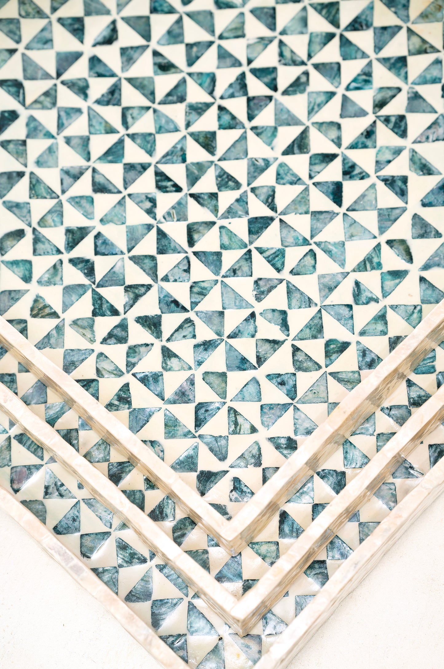 Handcrafted Square shell Tray