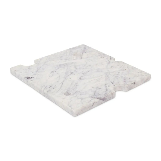 Square Marble Cheese Board with Grooved Corners