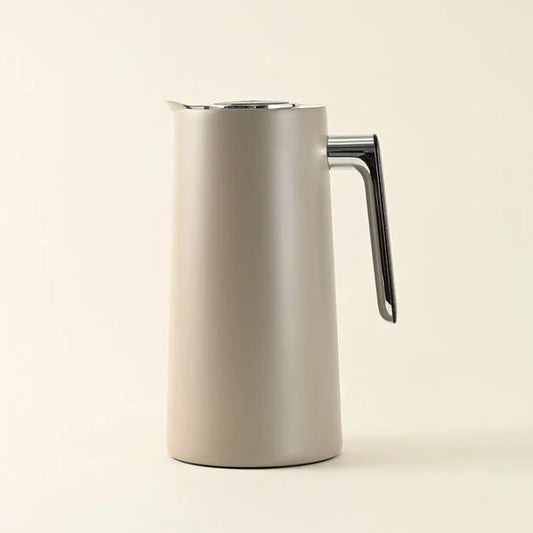 Vacuum flask, light mocha color