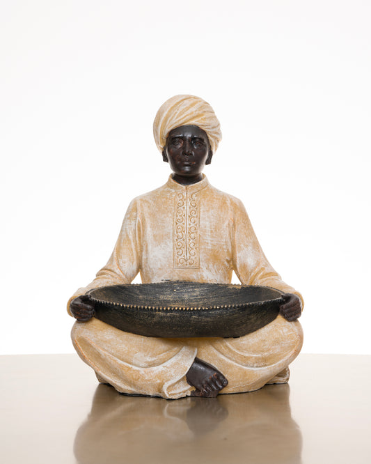 Indian Man Figurine, Large