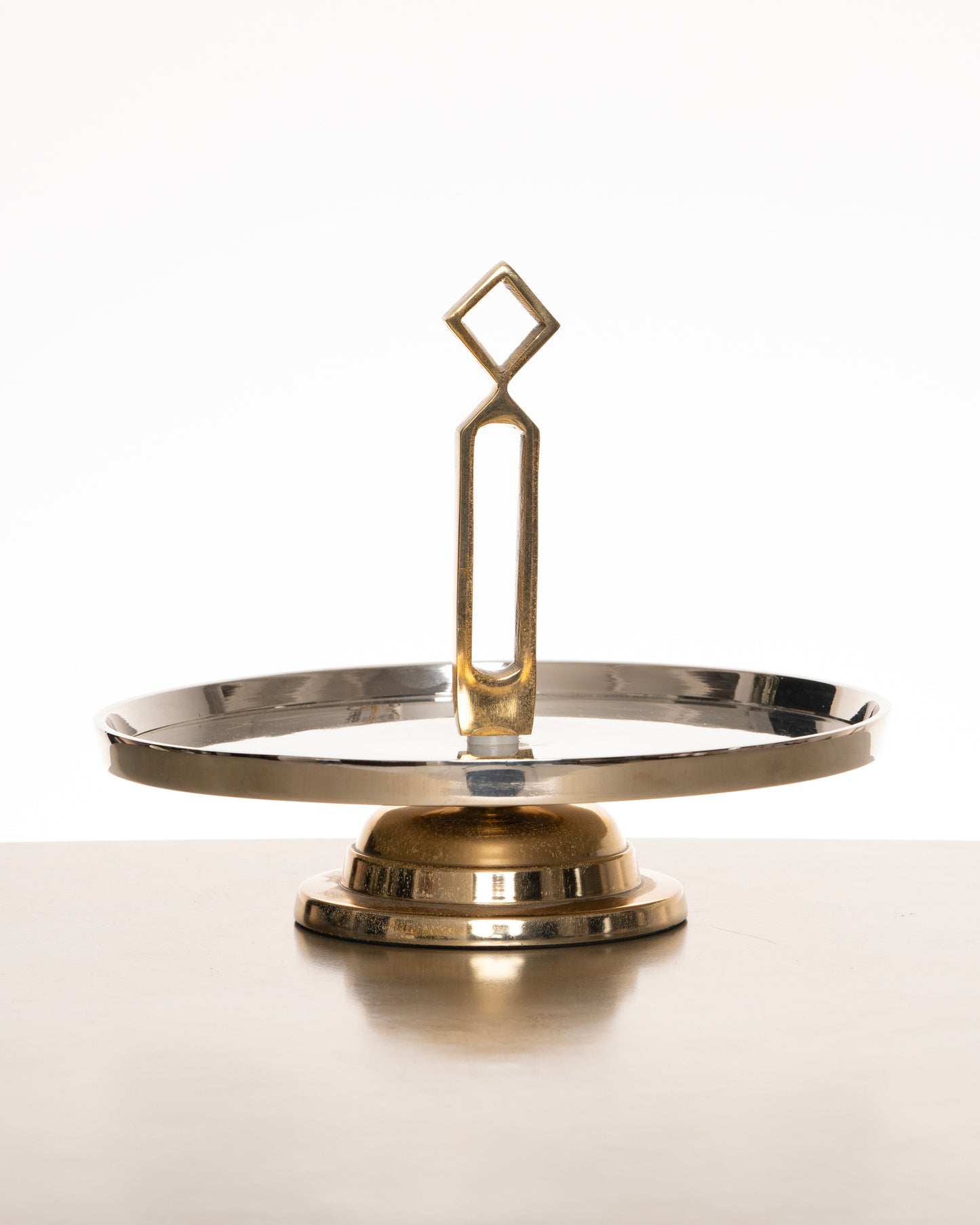 Cake Stand, Gold and Silver