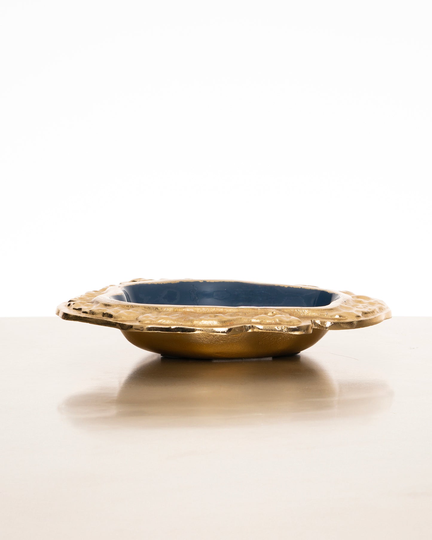 Decorative Plate, Blue and Gold, 25 cm