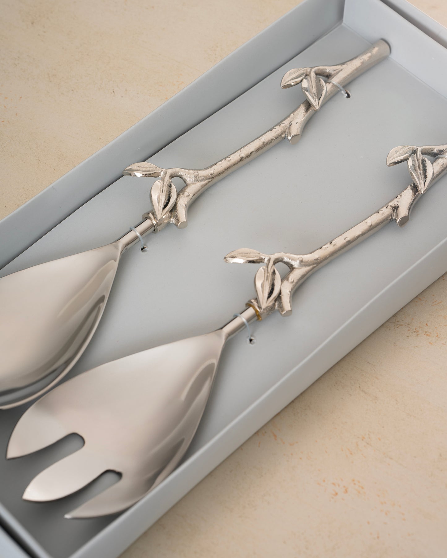 Salad Serving Kit, Silver