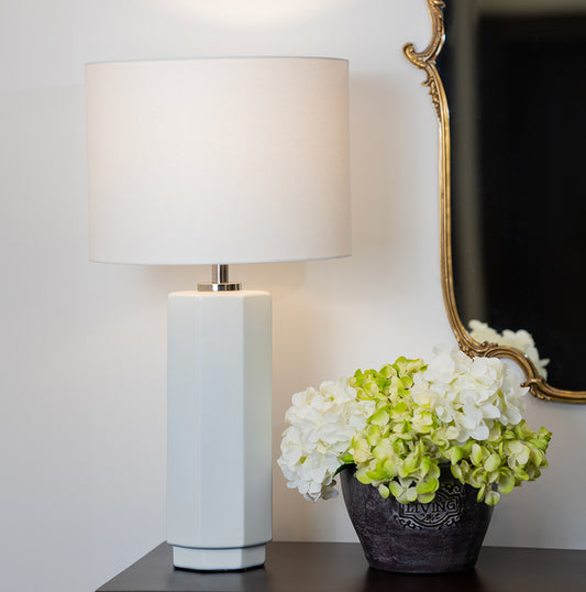 Villach II Glass Table Lamp with Shade