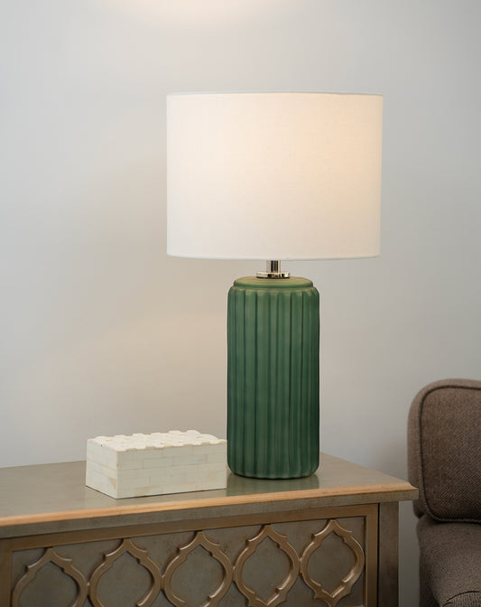 Portofino I Glass Table Lamp with Shade