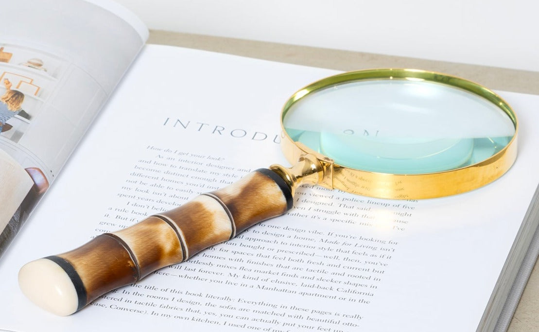 Resin Magnifying Glass, Brown