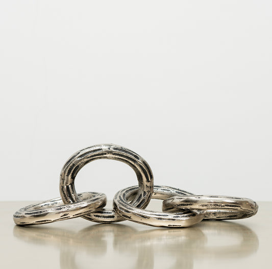 Antique Nickel Ring Chain