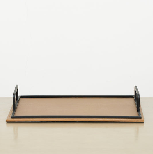 Rectangular Leather Tray, Medium