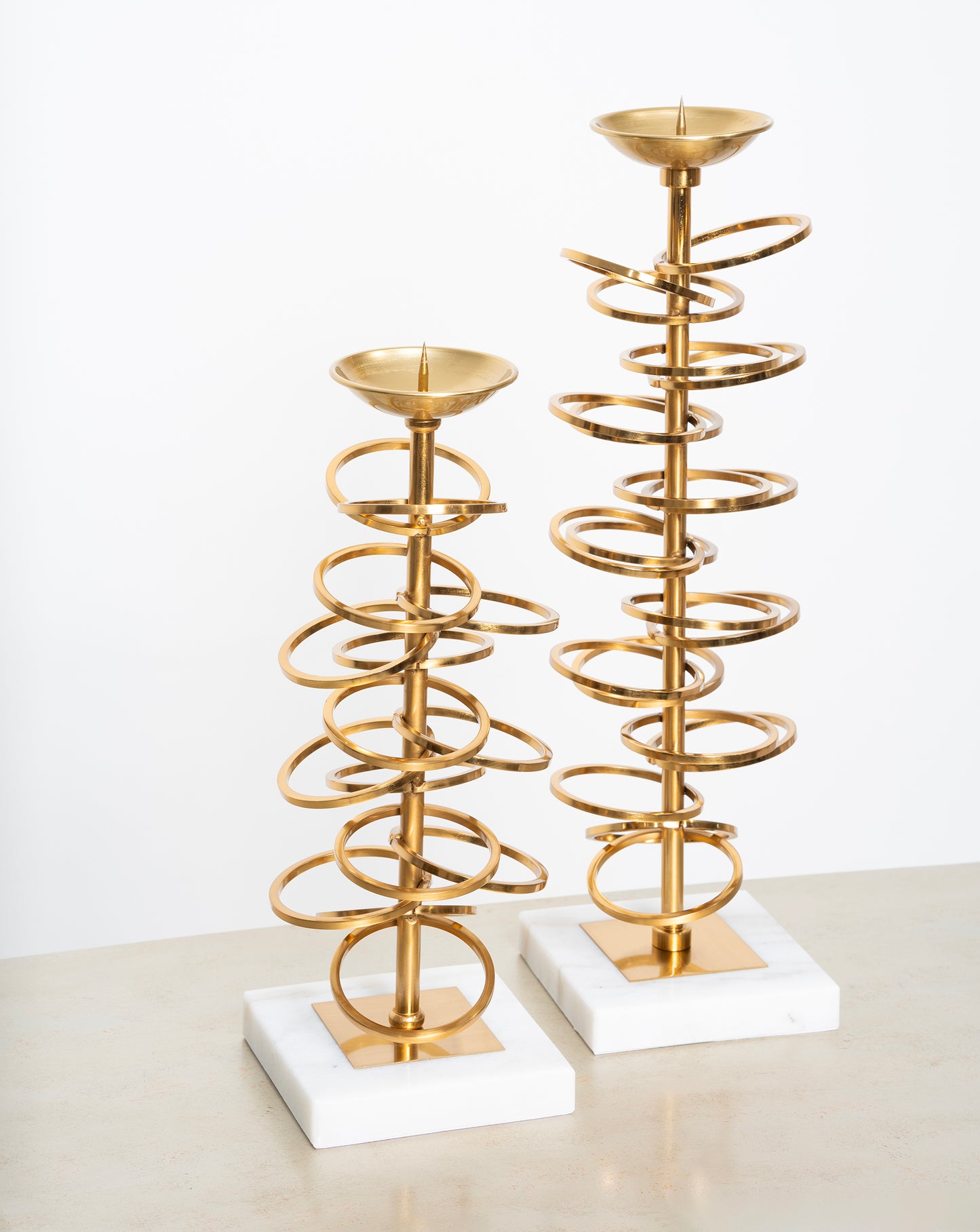 Gold Rings Candle holder