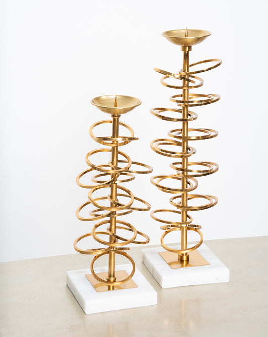 Gold Rings Candle holder