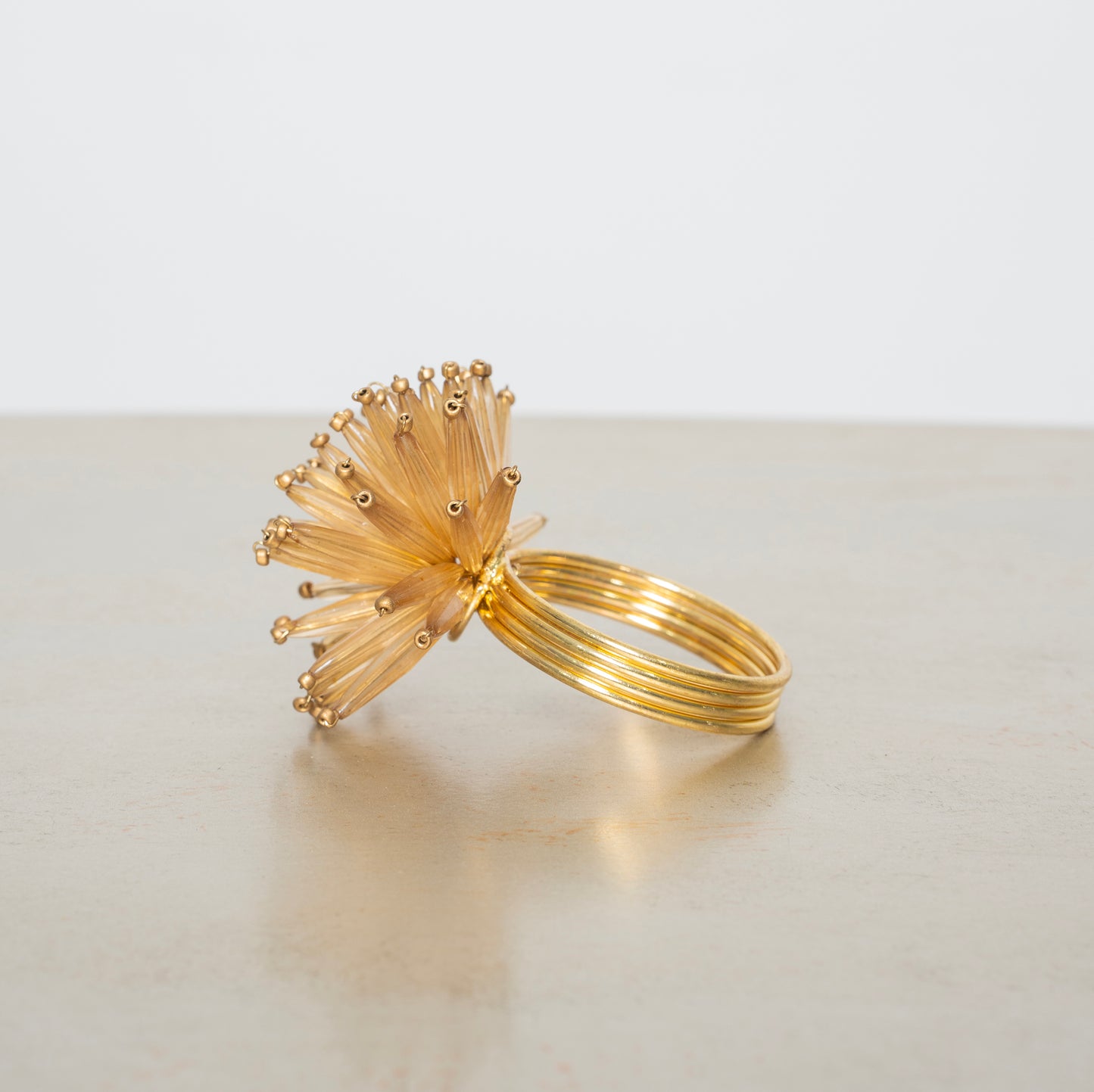 Golden Spark Napkin Rings( set of 4 )