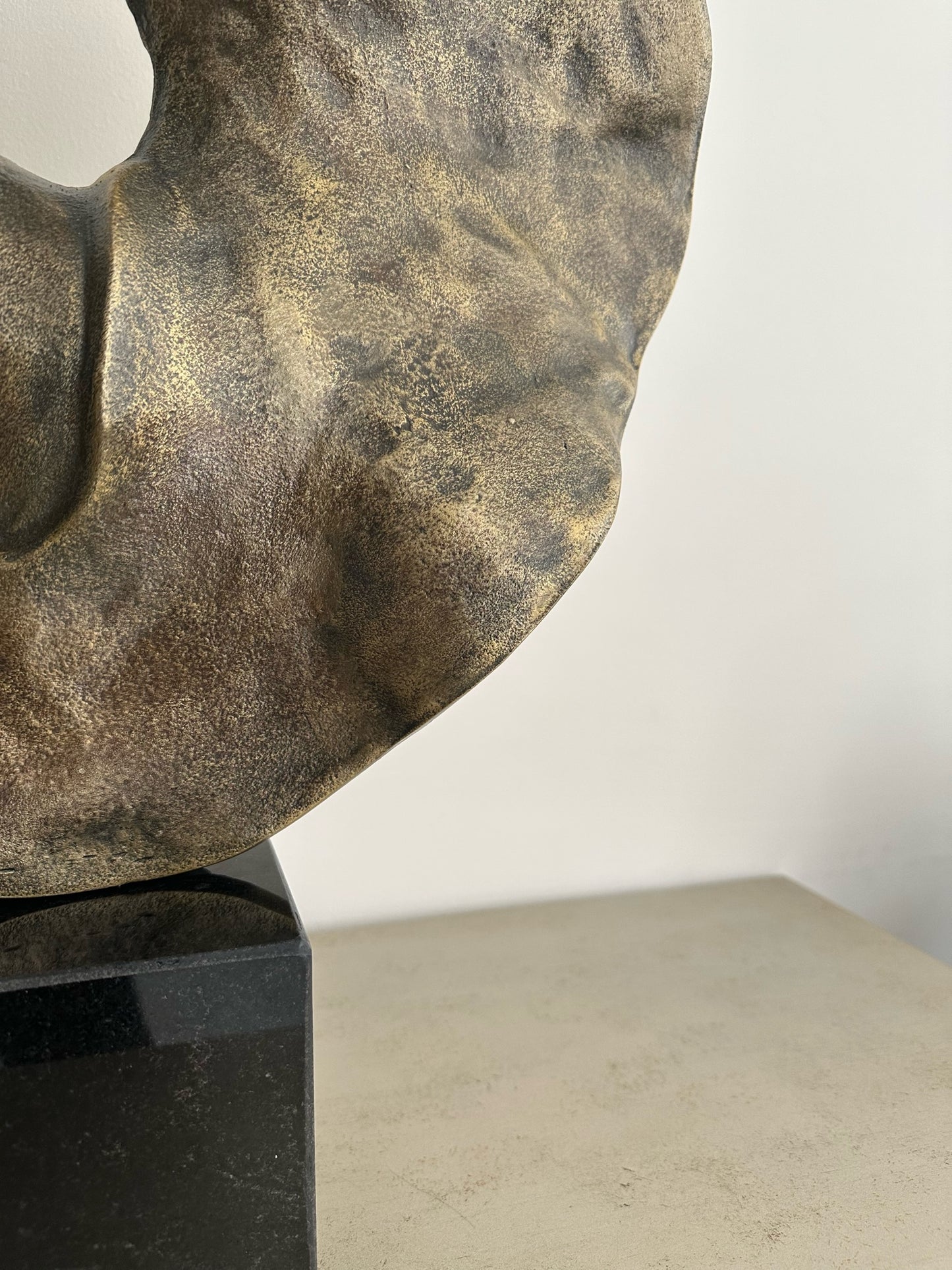 Ruffle Sculpure on Granite Base