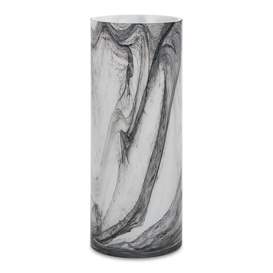 Vase, White & Black